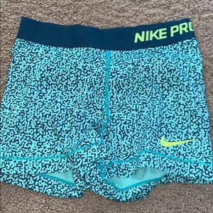 Blue Speckled Nike Pros!